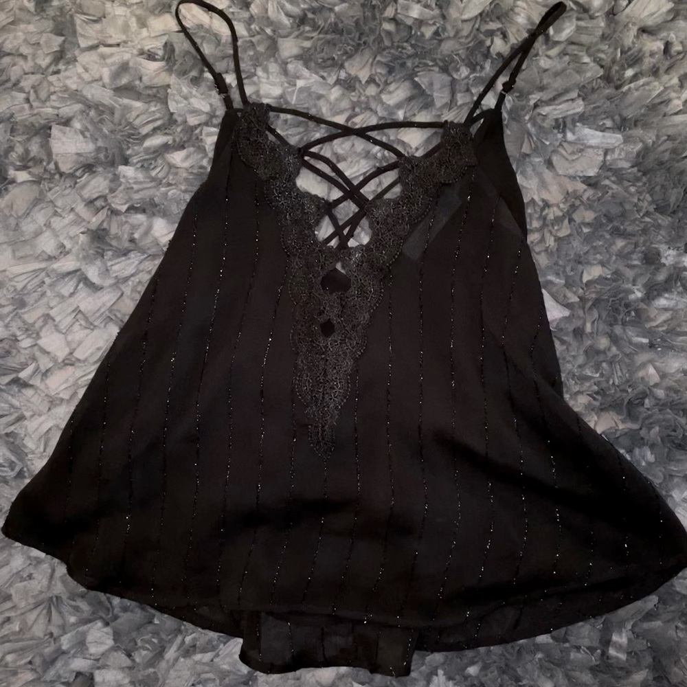 ASTR S black lace Camisole